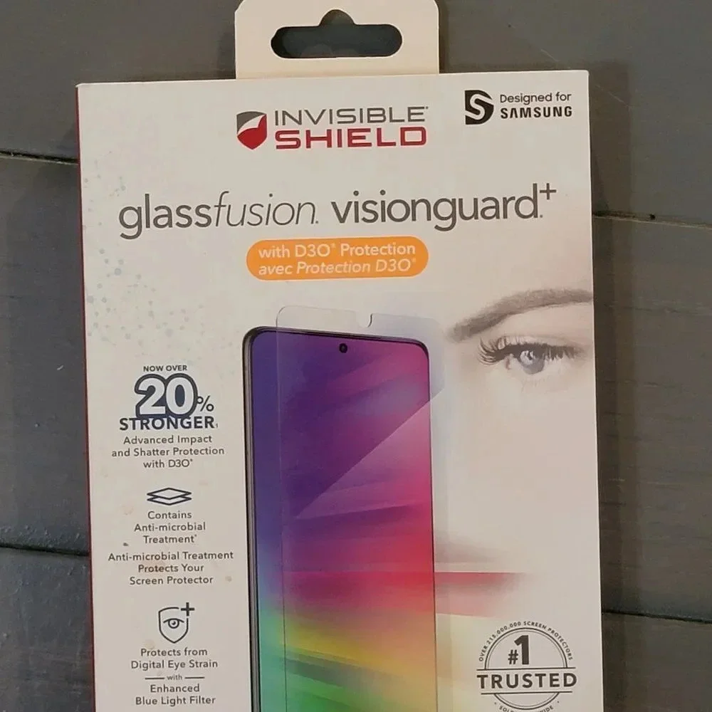 GlassFusion VisionGuard+ with D3O for Samsung Galaxy S21 Ultra 5G -Case Friendly